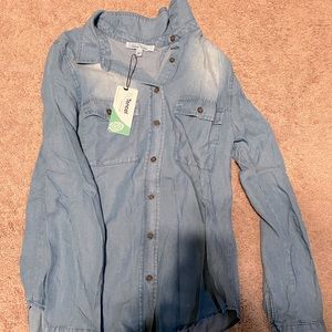 COPY - NWT boutique denim top